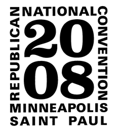 REPUBLICAN NATIONAL CONVENTION MINNEAPOLIS SAINT PAUL 2008 logo