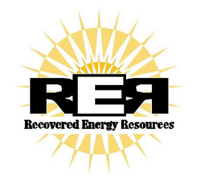 RER RECOVERED ENERGY RESOURCES logo