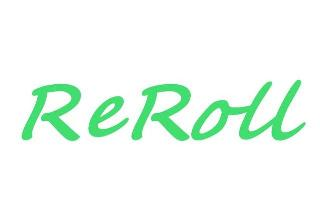 REROLL logo