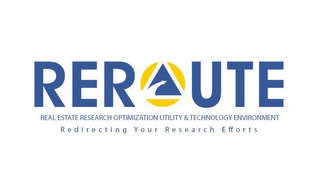 REROUTE REAL ESTATE RESEARCH OPTIMIZATION UTILITY & TECHNOLOGY ENVIRONMENT REDIRECTING YOUR RESEARCH EFFORTS logo