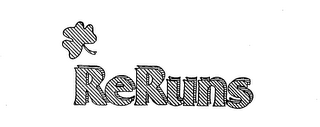 RERUNS logo