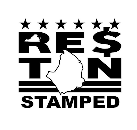 RES TON STAMPED logo