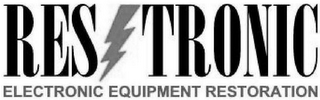 RES TRONIC ELECTRONIC EQUIPMENT RESTORATION logo