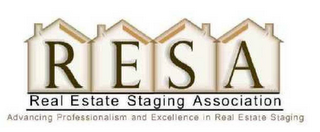 RESA REAL ESTATE STAGING ASSOCIATION ADVANCING PROFESSIONALISM AND EXCELLENCE IN REAL ESTATE STAGING logo