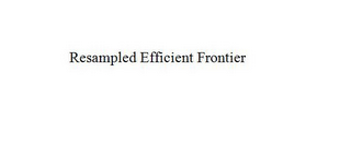 RESAMPLED EFFICIENT FRONTIER logo