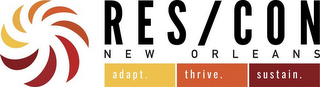 RES/CON NEW ORLEANS ADAPT. THRIVE. SUSTAIN. logo