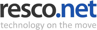 RESCO.NET TECHNOLOGY ON THE MOVE logo