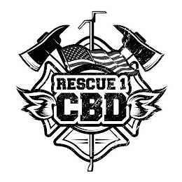 RESCUE 1 CBD logo