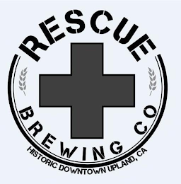 RESCUE BREWING CO HISTORIC DOWNTOWN UPLAND, CA logo