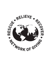 RESCUE RELIEVE RECOVER NETWORK OF GIVING logo