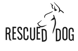 RESCUED DOG logo