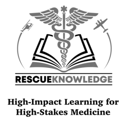 RESCUEKNOWLEDGE HIGH-IMPACT LEARNING FOR HIGH-STAKES MEDICINE logo