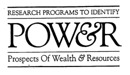 RESEARCH PROGRAMS TO IDENTIFY POW&R PROSPECTS OF WEALTH & RESOURCES logo