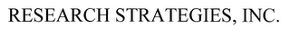 RESEARCH STRATEGIES, INC. logo