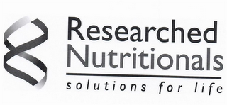 RESEARCHED NUTRITIONALS SOLUTIONS FOR LIFE logo
