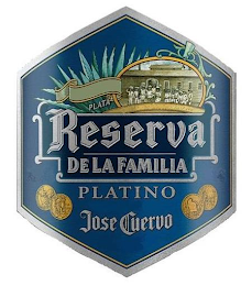 RESERVA DE LA FAMILIA PLATINO JOSE CUERVO PLATA logo