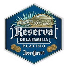 RESERVA DE LA FAMILIA PLATINO JOSE CUERVO TEQUILA PLATA logo