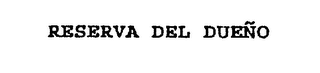 RESERVA DEL DUENO logo