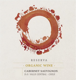 RESERVA · ORGANIC WINE · CABERNET SAUVIGNON D.O. VALLE CENTRAL · CHILE logo