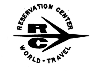 RESERVATION CENTER WORLD-TRAVEL RC logo