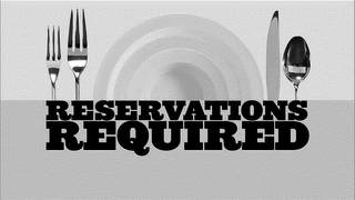 RESERVATIONS REQUIRED logo