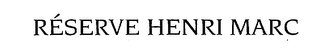 RESERVE HENRI MARC logo