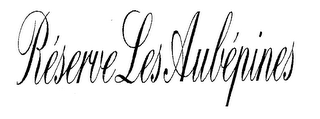 RESERVE LES AUBEPINES