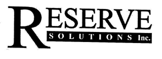 RESERVE SOLUTIONS INC. logo