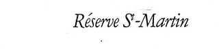 RESERVE ST-MARTIN logo