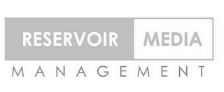 RESERVOIR MEDIA M A N A G E M E N T logo