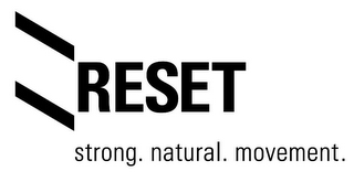 RESET STRONG. NATURAL. MOVEMENT. logo