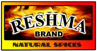 RESHMA BRAND NATURAL SPICES logo