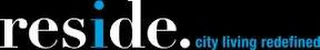 RESIDE. CITY LIVING REDEFINED logo