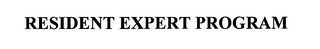 RESIDENT EXPERT PROGRAM logo