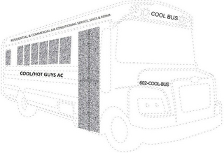 RESIDENTIAL & COMMERCIAL AIR CONDITIONING SERVICE, SALES & REPAIR COOL BUS COOL/HOT GUYS AC 602-COOL-BUS logo