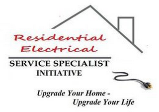 RESIDENTIAL ELECTRICAL SERVICE SPECIALIST INITIATIVE UPGRADE YOUR HOME-UPGRADE YOUR LIFE logo