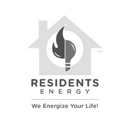 RESIDENTS ENERGY WE ENERGIZE YOUR LIFE! logo