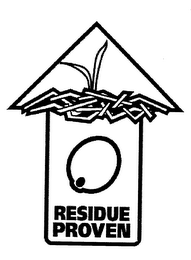 RESIDUE PROVEN logo