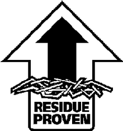 RESIDUE PROVEN logo