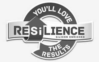 RESILIENCE SILICON ENRICHED YOU'LL LOVETHE RESULTS logo