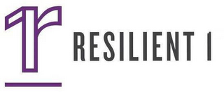 RESILIENT 1 R1 logo
