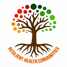 RESILIENT HEALTH COMAUNITIES logo