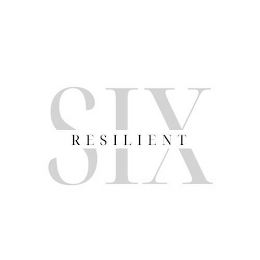 RESILIENT SIX logo