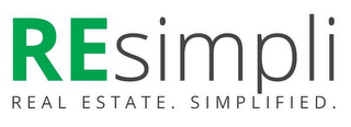 RESIMPLI REAL ESTATE. SIMPLIFIED. logo