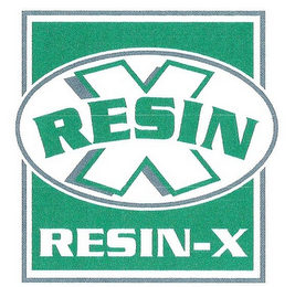 RESIN X RESIN-X logo
