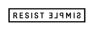 RESIST SIMPLE logo