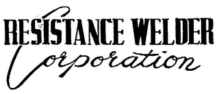 RESISTANCE WELDER logo