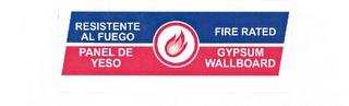 RESISTENTE AL FUEGO PANEL DE YESO FIRE RATED GYPSUM WALLBOARD logo