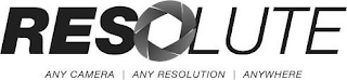 RESOLUTE ANY CAMERA | ANY RESOLUTION | ANYWHERE logo