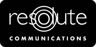 RESOLUTE COMMUNICATIONS logo